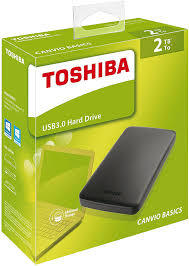 Toshiba 2TB EXTERNAL HARD DRIVE דיסק קשיח חיצוני בנפח 2 טרה
