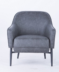 מיקו כורסת אירוח מעוצבת שלד מתכת שחור ריפוד בד צהוב חרדל W71*D75*H77.5CM מיליון כסאות