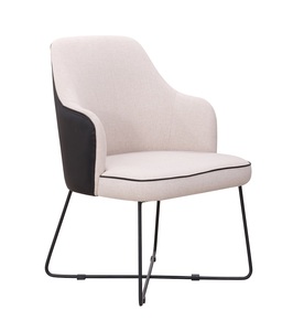 לירז כורסת המתנה מעוצבת , שלד מתכת שחור ריפוד בד מיליון כסאות