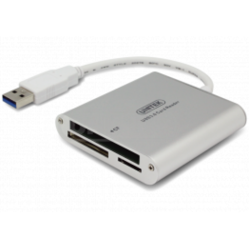  USB3.0 to Multi-In-One Aluminium Card Reader (With USB Type-C Adaptor) Y-9313D
