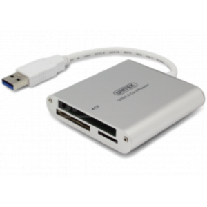  USB3.0 to Multi-In-One Aluminium Card Reader (With USB Type-C Adaptor) Y-9313D