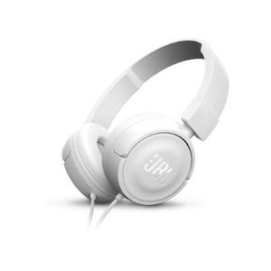 אוזניות קשת עם מיקרופון JBL T450 - לבן