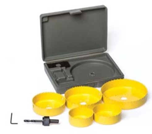 סט כוסות קידוח גבס/עץ , 8 יח