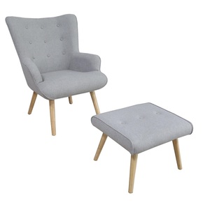 ביאטריס כורסת אירוח מעוצבת +הדום תואם - רגל שחורה ריפוד קטיפה מיליון כסאות