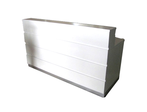 מערכת עמדת קבלה - דגם 1601 בי - זכוכית עם 4 מגירות מיליון כסאות