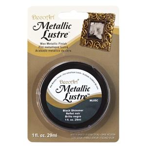 משחת גולדפינגר מטאלית שחור 29 מ"ל 6 יח' DecoArt