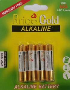 סוללות Brico Gold ALKALINE AAA