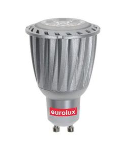 דקרויקה לד 8W מתח 230V בסיס GU10 צבע 2700K דגם HPLGU4X2/WW