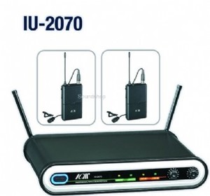 זוג מיקרופון אלחוטי מדונה UHF IU-2070HEAD ICM