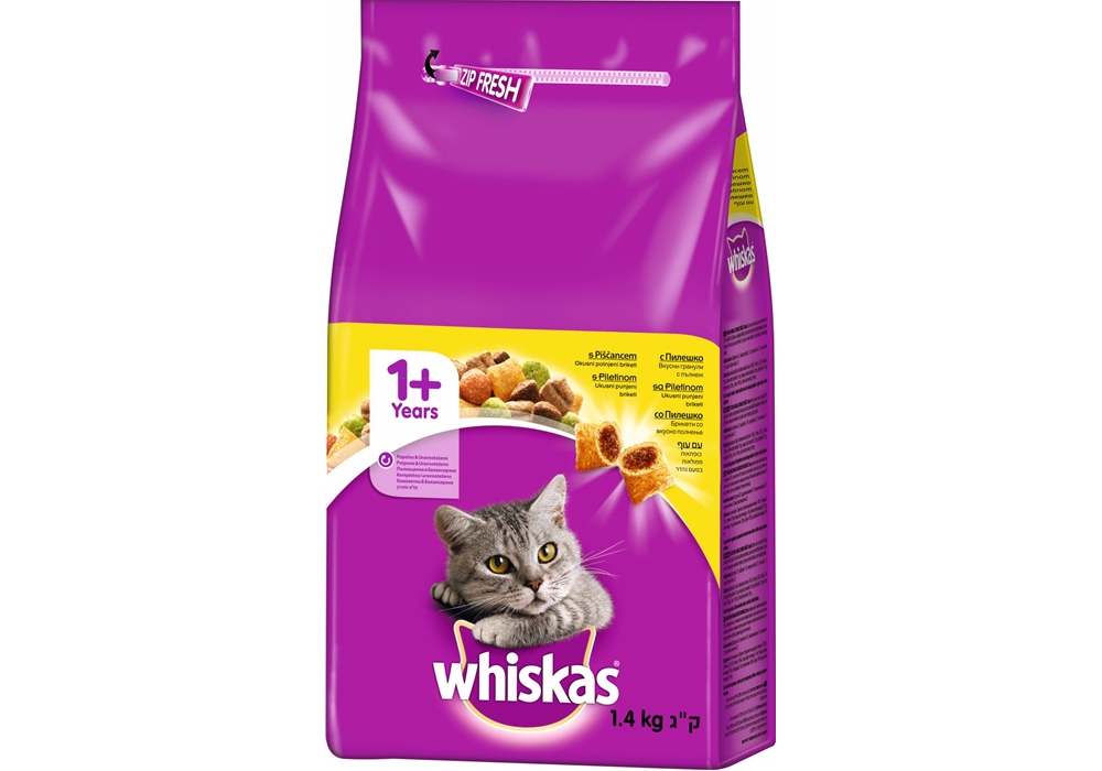 ויסקס מזון יבש לחתולים עוף 1.4 ק"ג