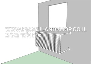 רק 995 ש"ח למסתור כביסה או מסתור מזגנים מ PVC לבן ( ניתן לבצוע בתוספת תשלום ) מידה 240*120 ס"מ ( ניתן לשינוי ) 