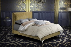 מיטה זוגית מרופדת - דגם סביור