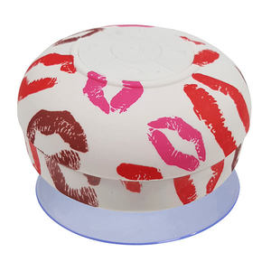 חדש! רמקול Bluetooth לאמבטיה עמיד למים בהדפס נשיקות גימיק מתנות