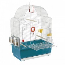 כלוב לציפורים איביזה פתוח לבן