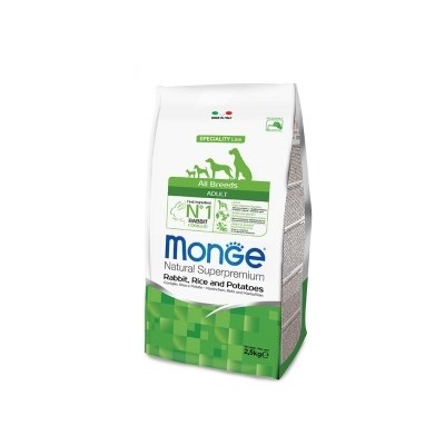 מונג אדולט ארנבת ואורז 12 ק"ג Monge