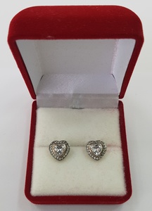 עגילי כסף טהור 925 לנשים מספר דגם: 717