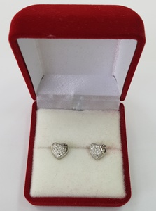 עגילי כסף טהור 925 לנשים מספר דגם: 718