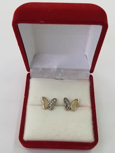 עגילי כסף טהור 925 לנשים מספר דגם: 719