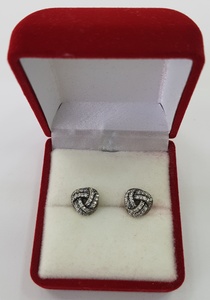 עגילי כסף טהור 925 לנשים מספר דגם: 721