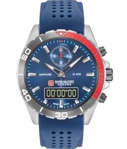 Swiss Military 06-4298.3.04.003 אנלוגי דיגיטלי