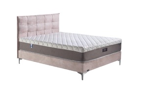 מיטה זוגית מרופדת - דגם לאגוס