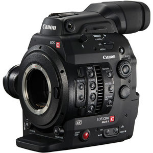 Canon C300 Mark II Cinema EOS Camcorder Body with Dual Pixel CMOS AF גוף בלבד