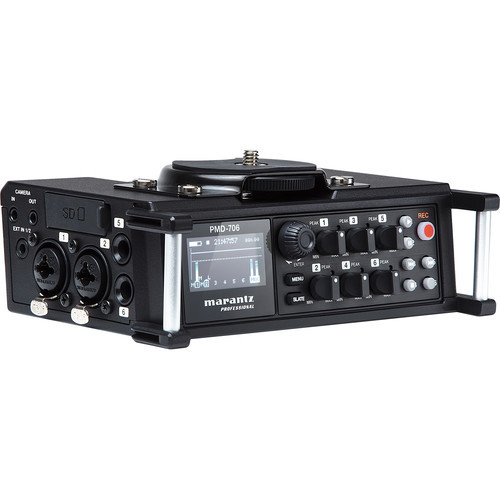 Marantz Professional 6-Channel DSLR Recorder with up to 96 kHz/24-Bit Resolution