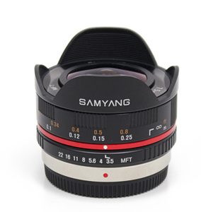 Samyang 7.5mm F3.5 UMC Fisheye MFT-אחריות 3 שנים-אגם