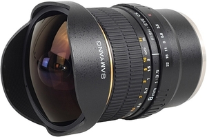 Samyang 8mm fish-eye F3.5 IF MC AE canon-אחריות 3 שנים-אגם