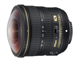 Nikkor 8-15mm f/3.5-4.5 E Fisheye FX עדשת ניקון
