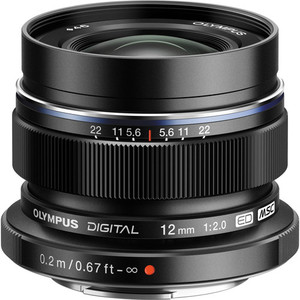 Olympus M.ZUIKO DIGITAL ED 12mm f/2.0 Lens - להשכרה יומית