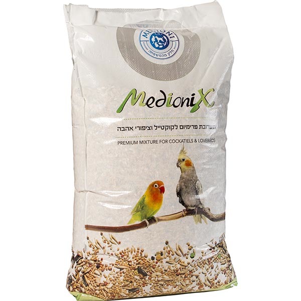 תערובת פרימיום לקוקוטלים 20 ק"ג מדיוניקס