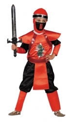 תחפושת נינג'ה דרקון אדום 