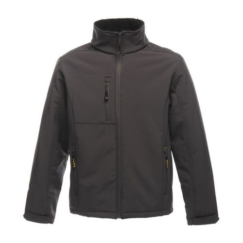 סופטשל פליז/פרווה שחור