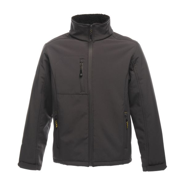 סופטשל פליז/פרווה שחור