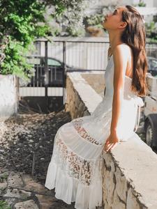 שמלת שילוב מקסי