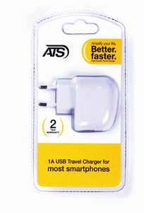 מטען ביתי+USB  ATS