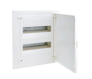 לוח חשמל תחת הטיח (שקוע) ל-24 מקום 2X12 + דלת VF212P הגר