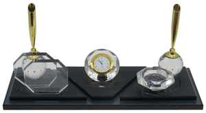 סט משרדי קריסטל גדול אלגנט Manhattan