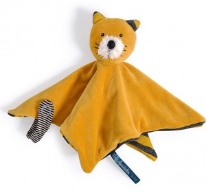 לולו החתולה שמיכי צהוב MOULIN ROTY