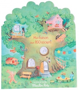 חוברת מדבקות וציור – המשפחה הגדולה MOULIN ROTY