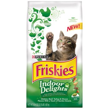 מזון יבש לחתולים עוף, בקר, הודו וגבינה 7.26 ק"ג Friskies
