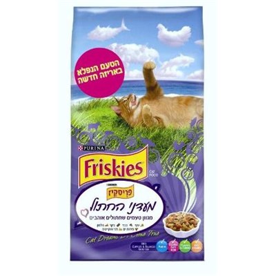מזון יבש לחתולים עוף, פירות ים, כבד ופתיתי חלב 7.26 ק"ג Friskies