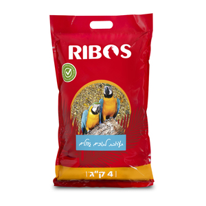 Ribos תערובת לתוכים גדולים 4 ק"ג