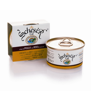 שימורי שזיר עוף ואורז 85 גרם \ Schesir Chicken and Rice dinner