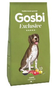 אוכל לכלבים | גוסבי - מדיום - כבש ודגים 12 ק