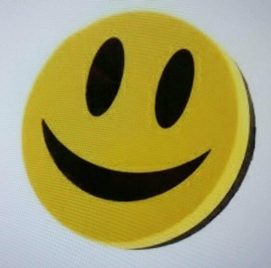 מחק ספוג מגנטי ללוח מחיק "סמיילי"