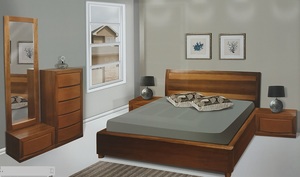 חדר שינה זוגי גלעד אגוז אפריקאי