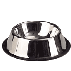 קערת נירוסטה עם גומי 23 ס"מ