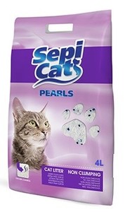 חול קריסטל לחתולים | ספי קט - קריסטל פנינים - 4 ליטר